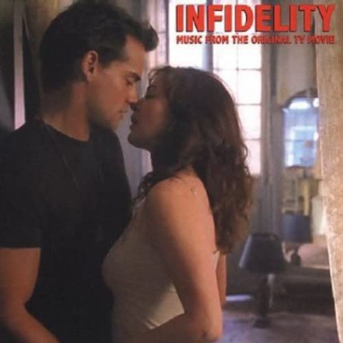 CD cover for “Infidelity” featuring a couple intimately close.