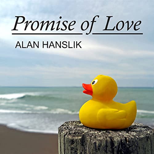 CD cover with yellow rubber duck facing a blurred ocean background.