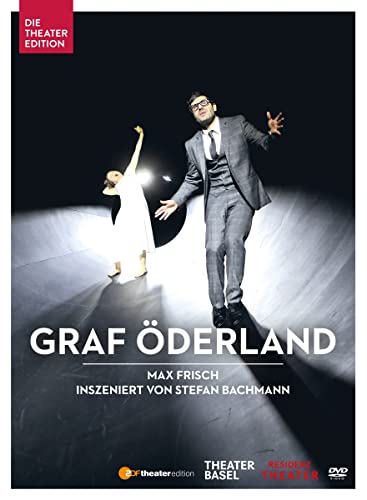 DVD cover for “Graf Öderland” depicting two performers in a theatrical scene.