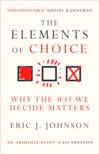 Book cover for The Elements of Choice by Eric J. Johnson with three checkboxes.