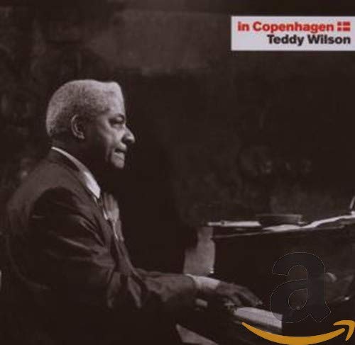 Teddy Wilson at a piano, sepia-toned album cover, Amazon logo.