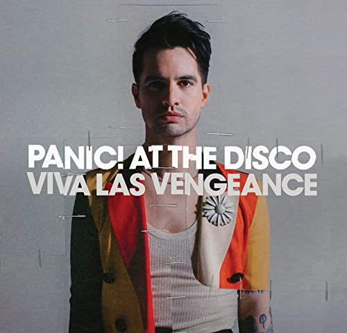 Album cover for Panic! At The Disco’s “Viva Las Vengeance” featuring a portrait.
