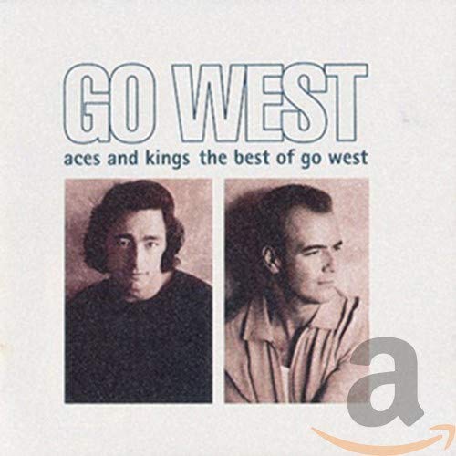 CD cover for Go West’s “Aces And Kings” featuring two men’s portraits.