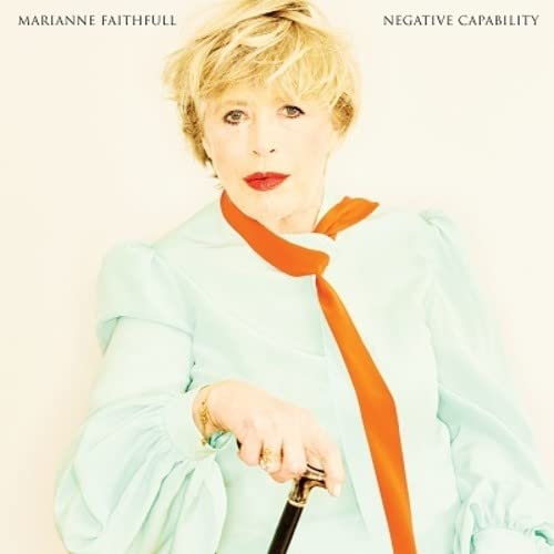 Marianne Faithfull portrait for the album "Negative Capability", CD cover.