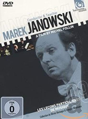 DVD cover featuring portrait of conductor Marek Janowski, black and white.