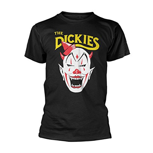Dickies The T Shirt Devil Clown Band Logo Official Mens Black S