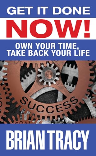 Book cover with red text "GET IT DONE NOW!" and gear imagery.