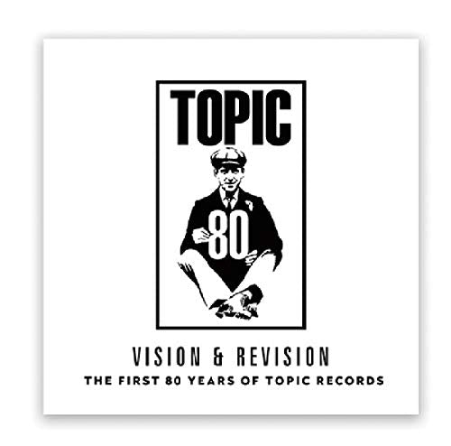 CD cover: black and white illustration of a man with “TOPIC 80” text.