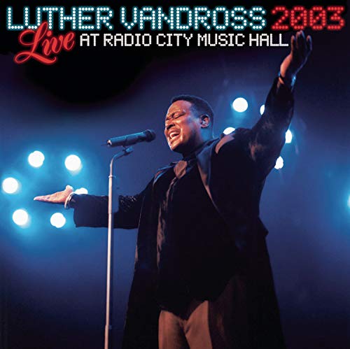 Luther Vandross performing live at Radio City Music Hall in 2003.