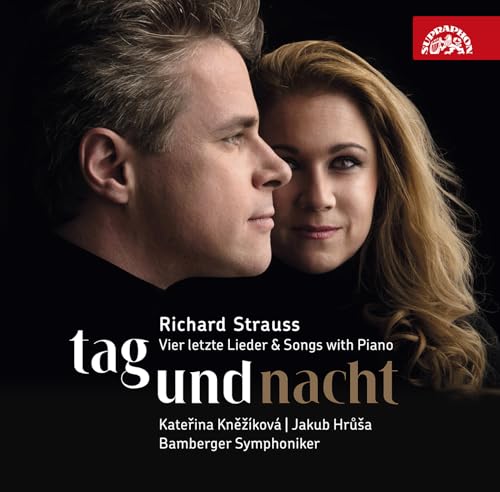 CD cover featuring portraits of Katerina Knezikova and Jakub Hruša.