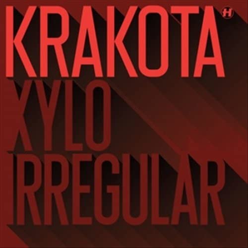 Vinyl record cover with red text: "Krakota - XYLO / Irregular".