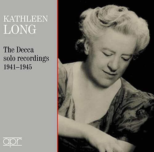 CD cover featuring a black and white portrait of Kathleen Long.