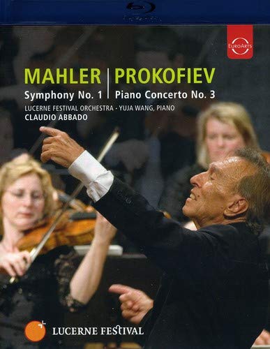 Blu-ray cover featuring conductor Claudio Abbado and pianist Yuja Wang.