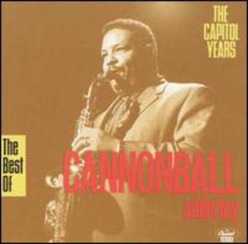 Cannonball Adderley album cover featuring a portrait of the jazz musician.