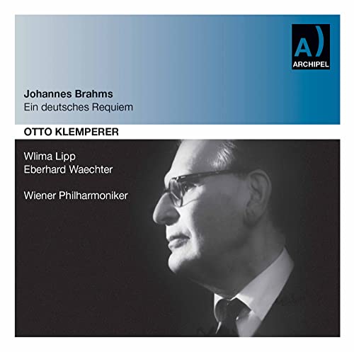CD cover featuring a black and white portrait of Otto Klemperer.
