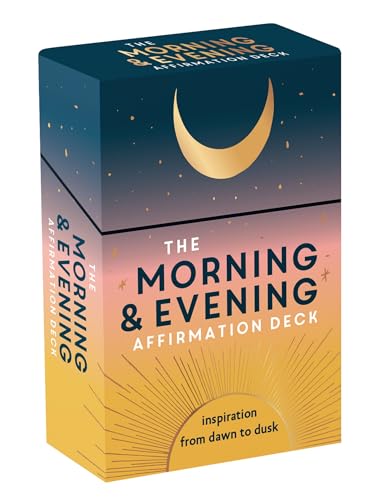 Card deck with gold crescent moon and sunburst on a gradient background.