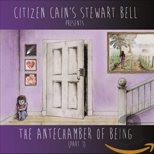 CD cover: open doorway, child, and framed pictures in a lavender room.
