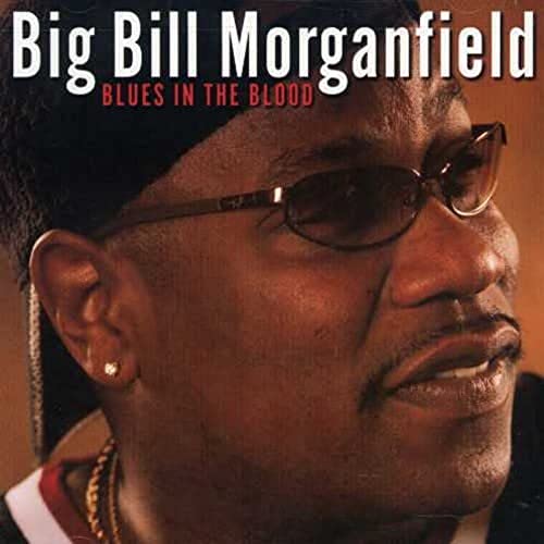 CD cover featuring portrait of blues musician Big Bill Morganfield.