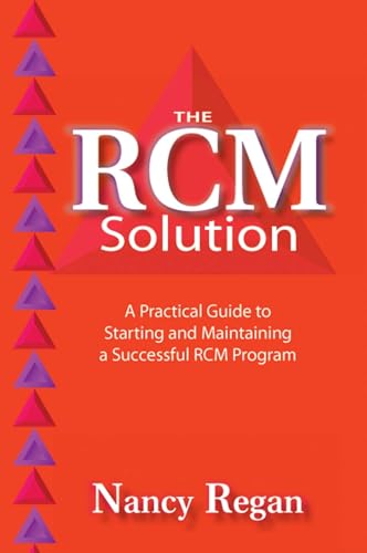 Book cover: "The RCM Solution" by Nancy Regan, red and pink design.