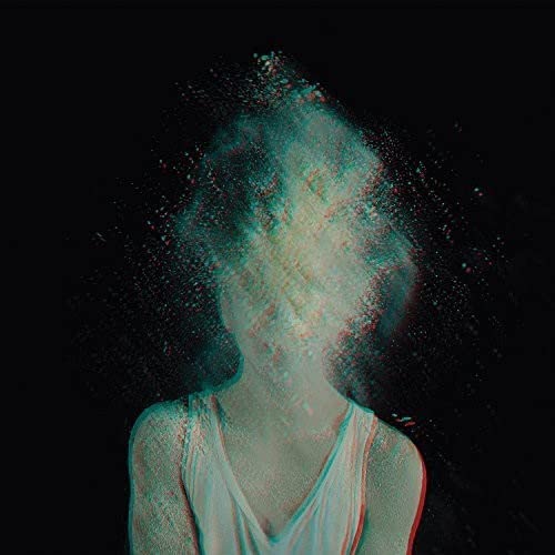 CD cover with a distorted, glitching image of a person’s face.