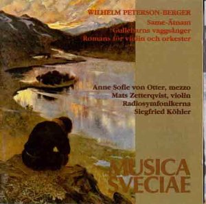 CD cover: painting of a person by a lake, text in Swedish.