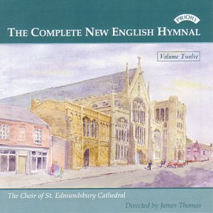 CD cover for "Complete New English Hymnal Vol. 12" featuring a cathedral.