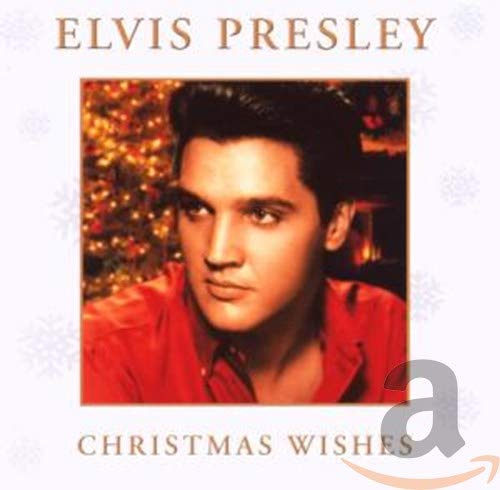 Elvis Presley “Christmas Wishes” CD cover with a portrait of the singer.
