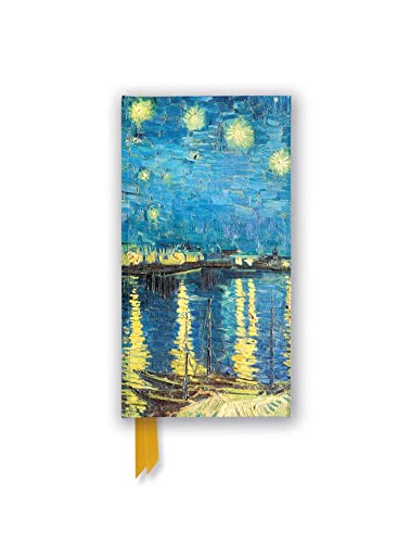 Vincent van Gogh: Starry Night over the Rhône (Foiled Slimline Journal): Starry Night Slimline Journal (Flame Tree Slimline Journals)