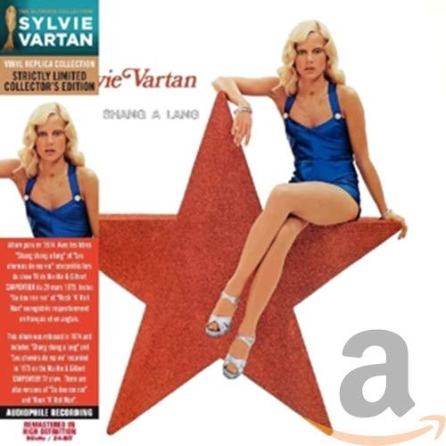Sylvie Vartan CD cover featuring the singer posing on a red star.