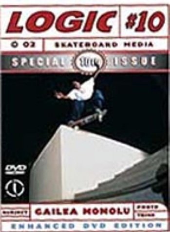 DVD cover for Logic Skateboard Media Issue 10, featuring a skater.
