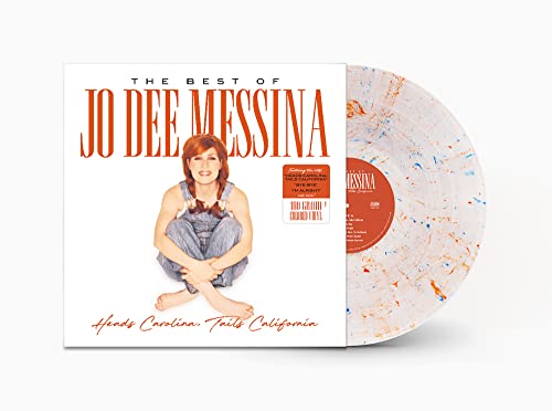 Jo Dee Messina album cover and marbled vinyl record.
