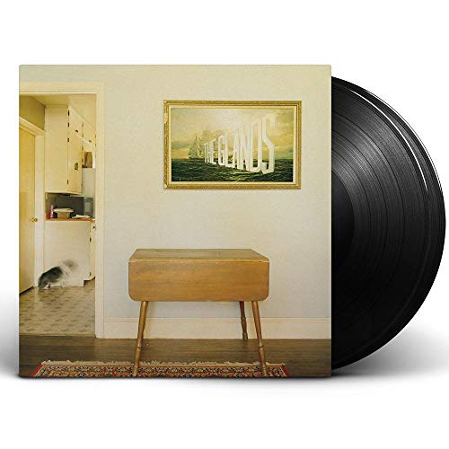Vinyl record with album cover depicting a room and framed artwork.