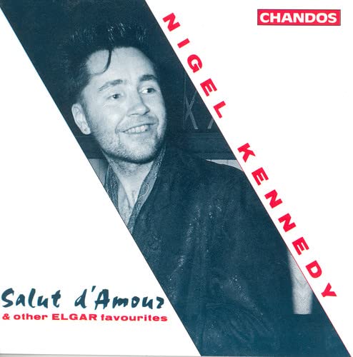 CD cover featuring violinist Nigel Kennedy in a black and white portrait.