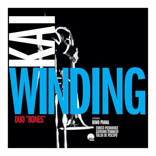 Kai Winding album cover featuring a trombonist and bold text.