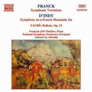 CD cover for Fauré and d'Indy, featuring a landscape painting.