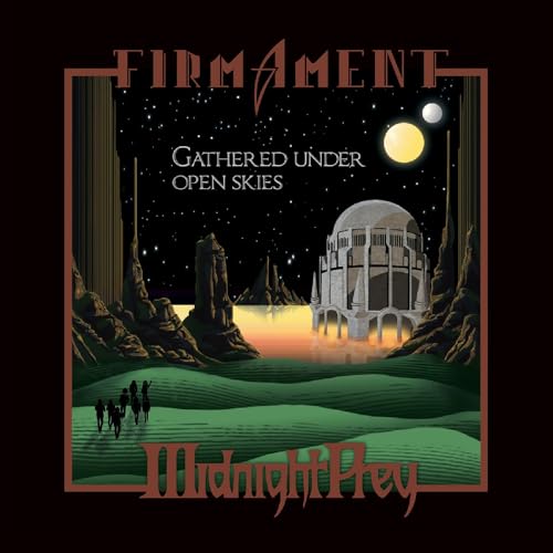 CD cover: stylized landscape with a large building and silhouetted figures.