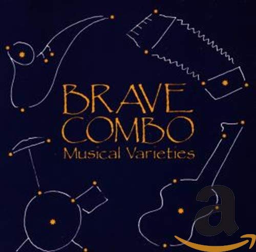 Dark blue CD cover with golden line art and “BRAVE COMBO” text.