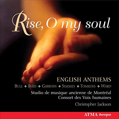 CD cover: hands reaching upwards with title "Rise, O my soul".