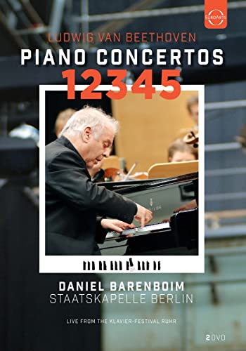 DVD cover featuring Daniel Barenboim playing piano with an orchestra.