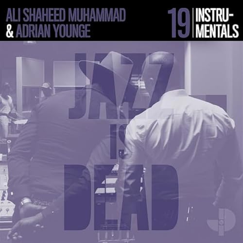 CD cover for Adrian Younge’s “Instrumentals Jid019” with silhouetted figures.