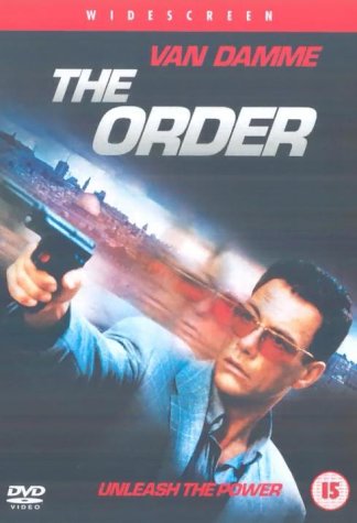 DVD cover for "The Order" featuring Jean-Claude Van Damme with a gun.