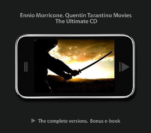 CD cover with silhouette of a figure holding a sword against a sunset.