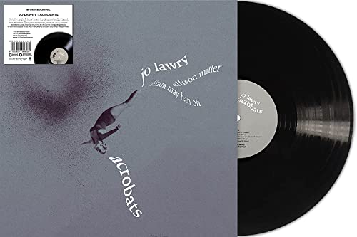 Jo Lawry "Acrobats" vinyl record with an image of a falling figure.