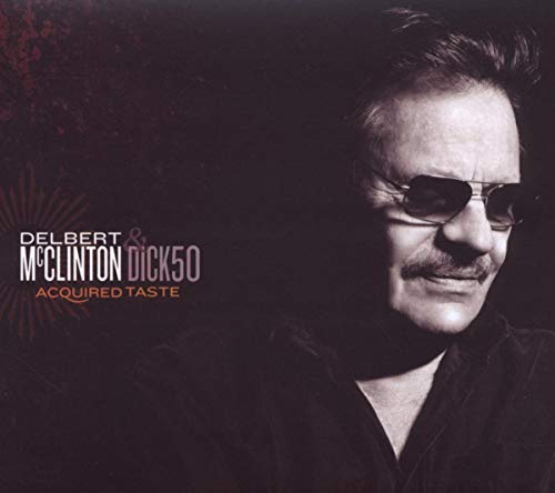 Delbert McClinton album cover, black and white portrait with sunglasses.