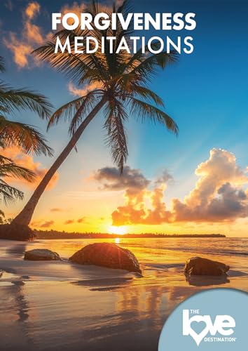 DVD cover with a tropical beach sunset and text: "Forgiveness Meditations".