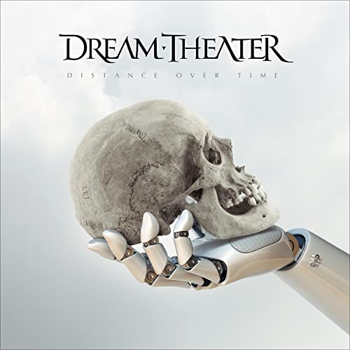 Dream Theater album cover: robotic hand holding a human skull.