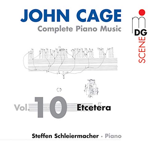 CD cover for John Cage’s piano music, volume 10, by Steffen Schleiermacher.