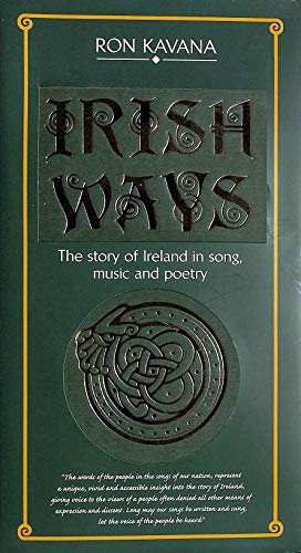 CD cover for "Irish Ways" by Ron Kavana, featuring Celtic knotwork.