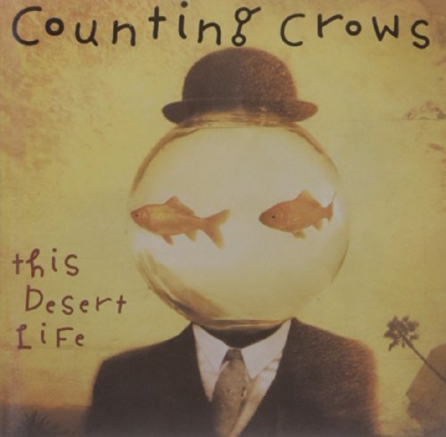 CD cover: Man in suit with fishbowl head and hat.