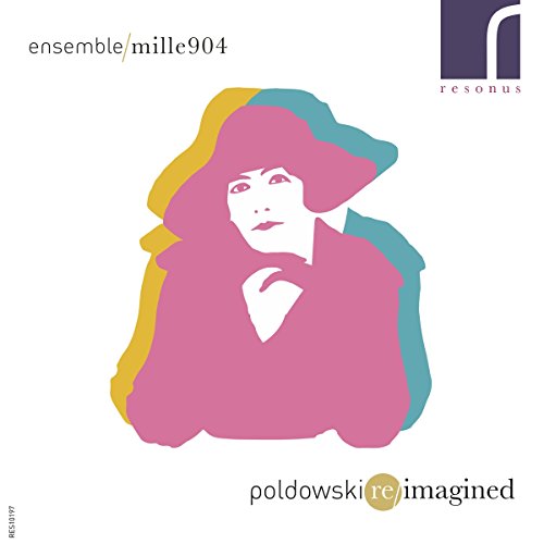 CD cover with stylized portrait of a woman in a hat.